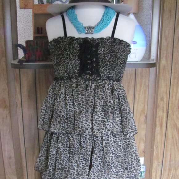 Rio Estancia by Resistol  Brand New with tags  Ladies Leopard Summer Tank - Picture 2 of 9